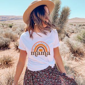 Rainbow Pumpkin Mama Shirt